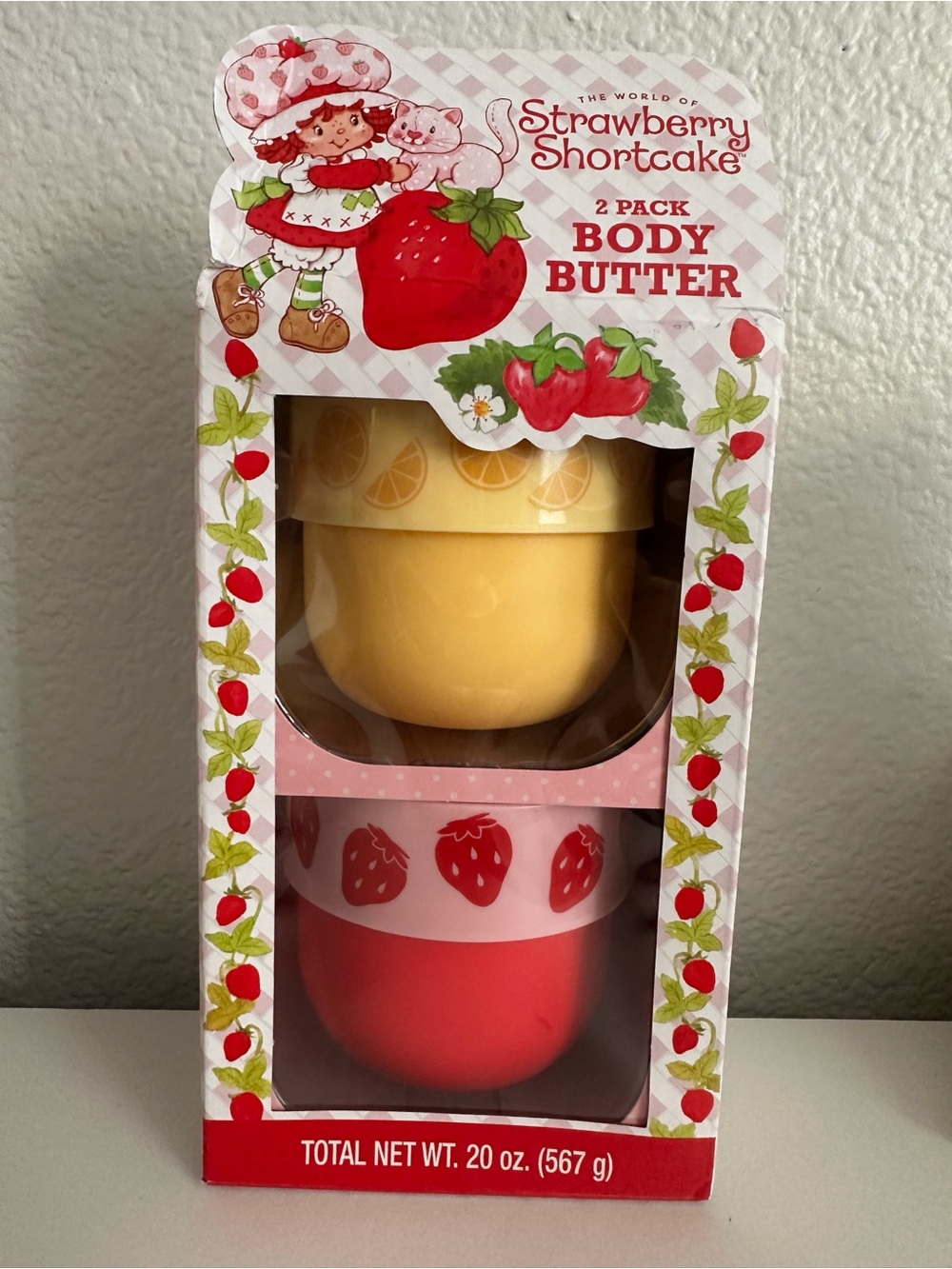 Strawberry Shortcake 2-Pack Body Butter – Yellow & Red